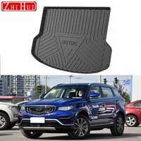 car styling rear trunk liner cargo boot tpo trunk mat floor tray mud kick carpet for geely atlas 2016 2022 auto accessories