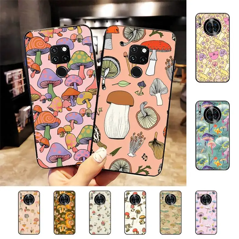 

Mushroom Cute Phone Case For Huawei Nova 3I 3E mate 20lite 20Pro 10lite Luxury funda case