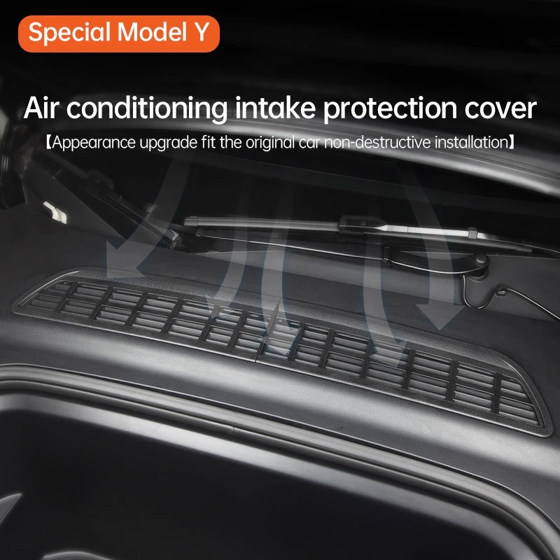 

Tesla Model Y Air conditioning Air intake Protective cover filter element insect proof mesh mesh modified 2022-2023 accessories