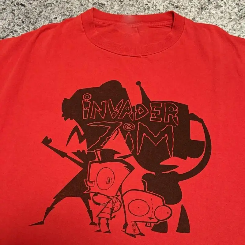 Фото Футболка Invader Zim 2003, футболка унисекс, забавный подарок, размер S-4XL ZL467 №1