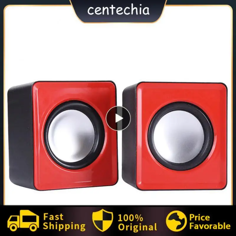 

Surround Sound Mini Computer Speaker Universal Mobile Phone Subwoofer Adjustable Wired Speaker Usb Wired For Pc Laptop Notebook