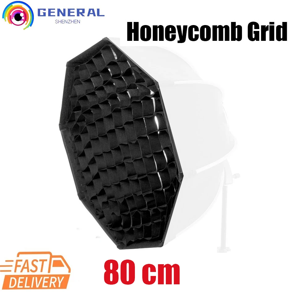 

80cm Softbox Honeycomb Portable Grid Mesh for S-type Umbrella Photography Studio Flash Strobe Light Octagonal