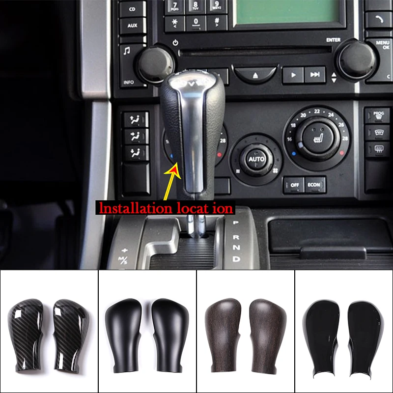 

Abs Car Gear Head Shift Knob Handle Cover Trim Sticker For Land Rover Range Rover Sports Vogue 2005 -2013 Interior Accessor