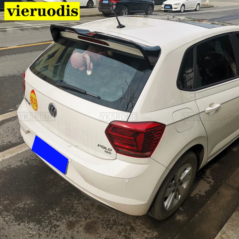

Спойлер на крышу Oettinger для Volkswagen Polo MK5 6R 6C 2011-2018, задний спойлер из АБС-пластика для VW Polo Plus 19-21 Wing