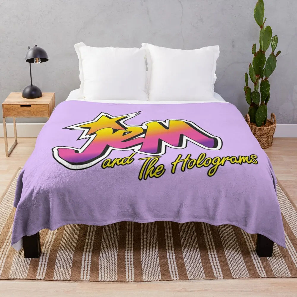 

Jem and the holograms Throw Blanket Travel Blanket
