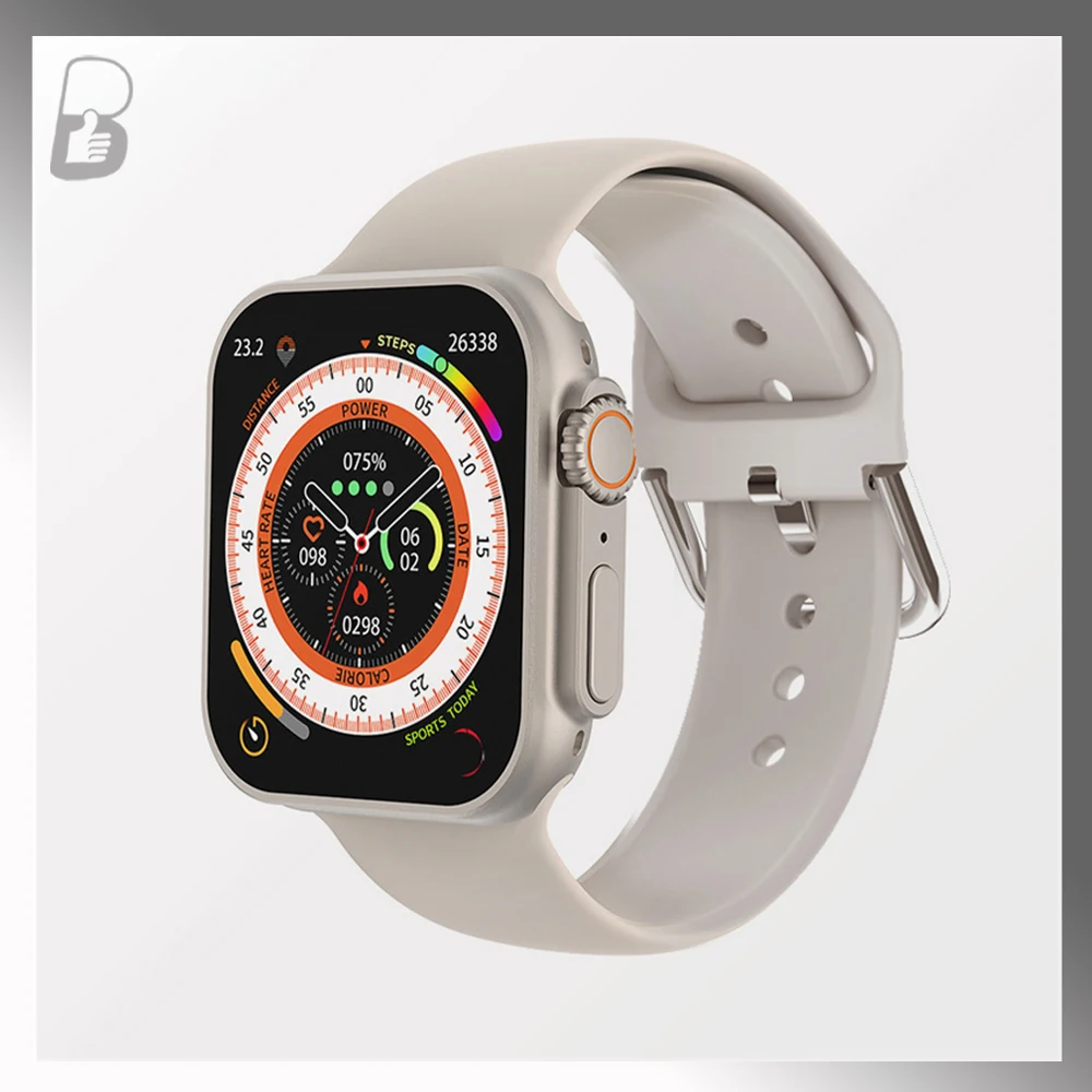 

Смарт-часы S8 Ultra Max, монитор здоровья, браслет, Беспроводная зарядка, Bluetooth-звонок, экран дюйма, водонепроницаемые Смарт-часы