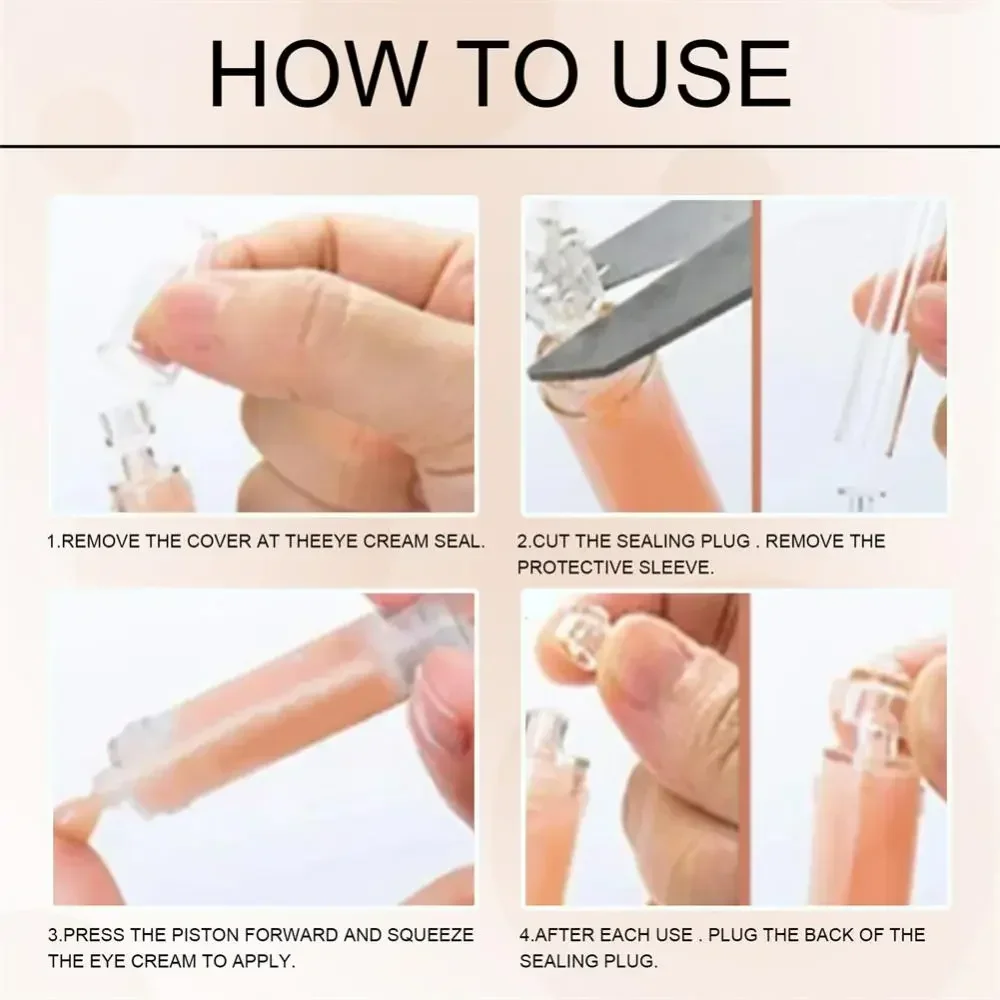 Мгновенное удаление мешков под глазами коллагеновый крем против морщин