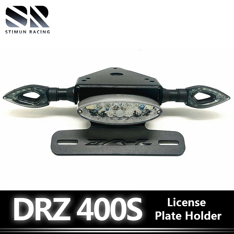 

For Suzuki DRZ 400S 400SM Motorcycle Accessories License Vehicle Numbe Plate Holder Frame Door Cover Tail Tidy Fender Eliminator