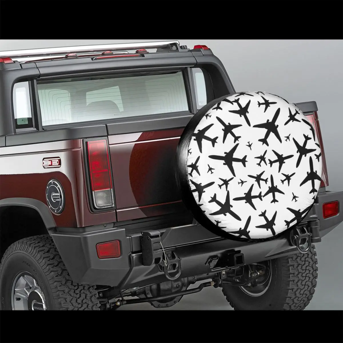 Чехол для запасных шин Jeep Hummer чехол с рисунком случайных самолетов авиационных