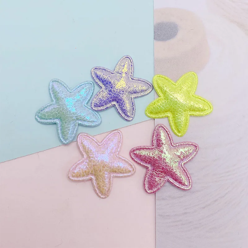 

100Pcs 25mm Dazzle Cloth Fill The Stars DIY Handmade Children's Hair Accessories Hairpin Clothes Applique