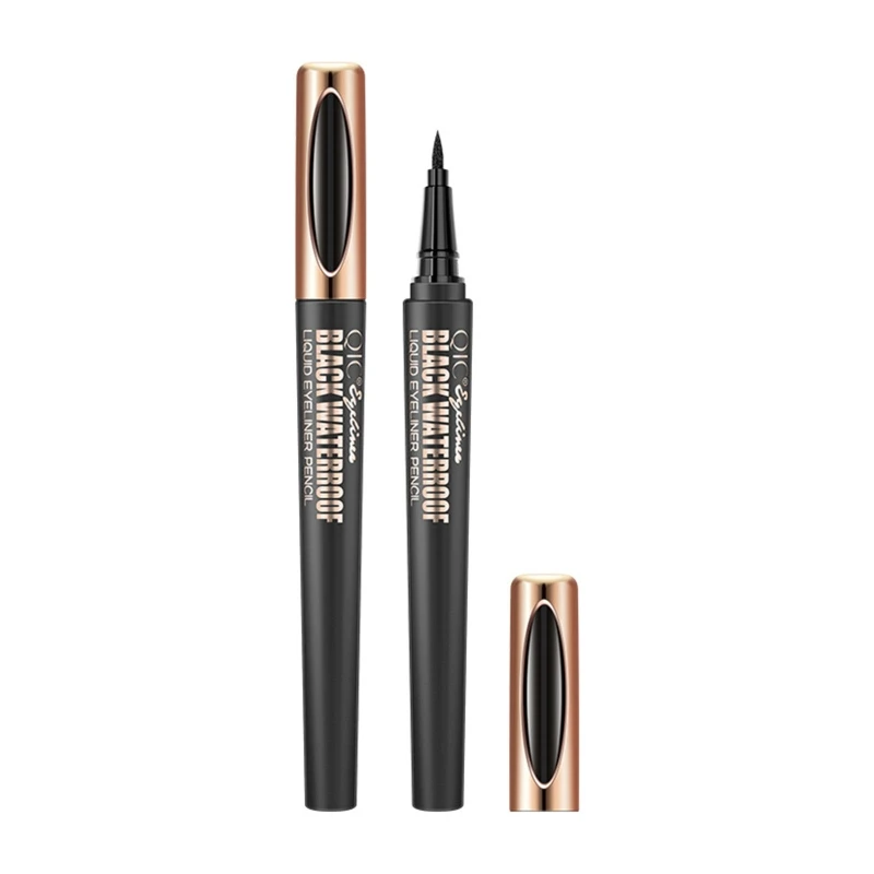 

Waterproof Liquid Eyeliner Black Brush Tip Black Eye Liners No Blooming