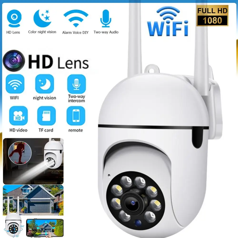 

2MP WiFi PTZ Camera H.264 Wireless Outdoor IP Camera 1080P HD AI Human Detection P2P Video Surveillance CCTV Camera Monitor