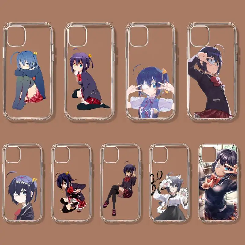 Прозрачный чехол Rikka Takanashi Love Chunibyo для iPhone 11 12 Mini 13 14 Pro XS Max X 8 7 6s Plus