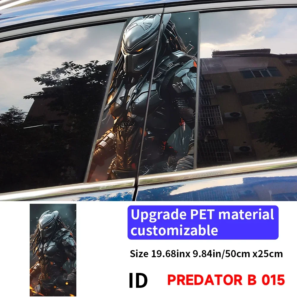 

Автомобильные наклейки Хищник, авто стойка B, водостойкая центральная колонна, украшение, крышка, царапины, сделай сам, автомобильные двери, наклейки на столб, аксессуары