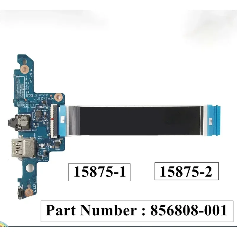LSC для ноутбука HP Envy x360 15t-aq2 M6-AQ USB-кнопка питания с кабелем 856808 -001 15875 1 15875-2 100% тест
