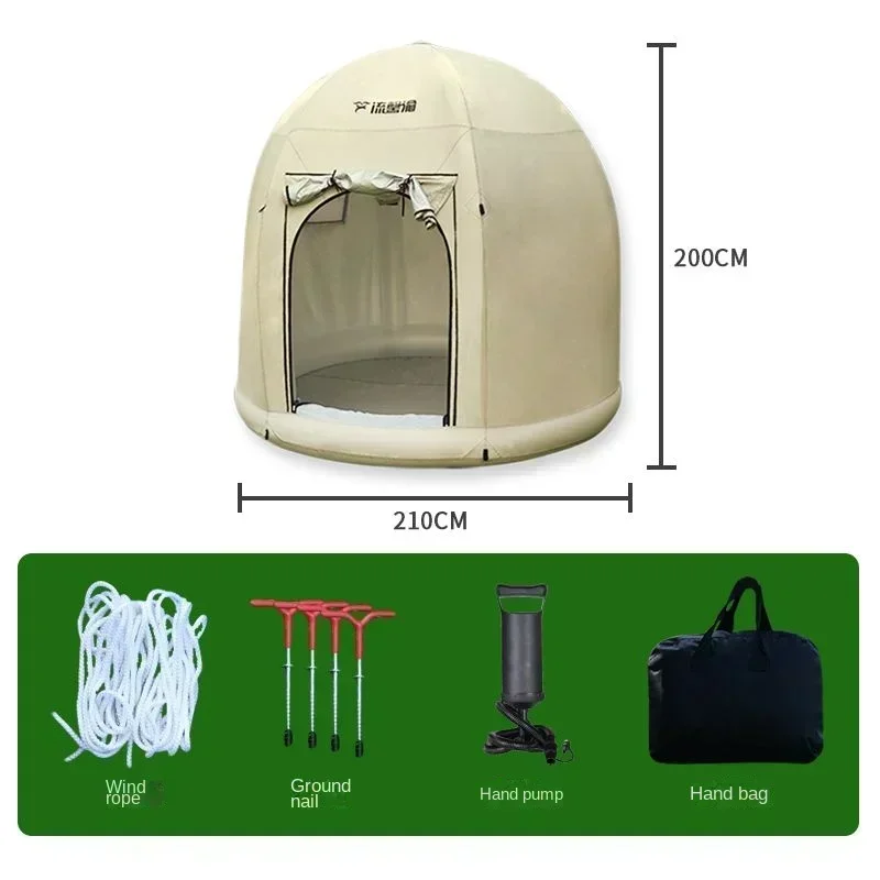 Надувная водонепроницаемая палатка на 3-4 человек одно касание укрытие для 4-5