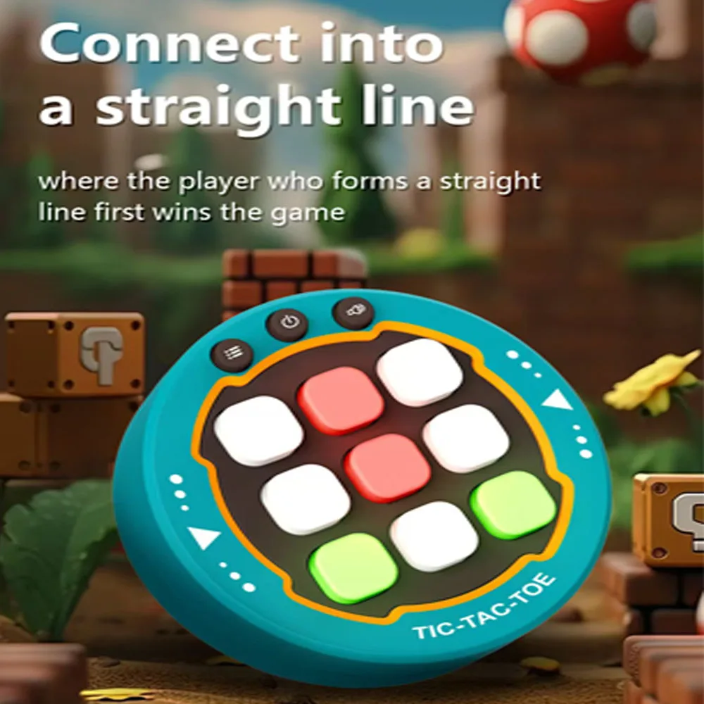 Игровая консоль-пазл для детей Классическая дорожная приставка-пазл с