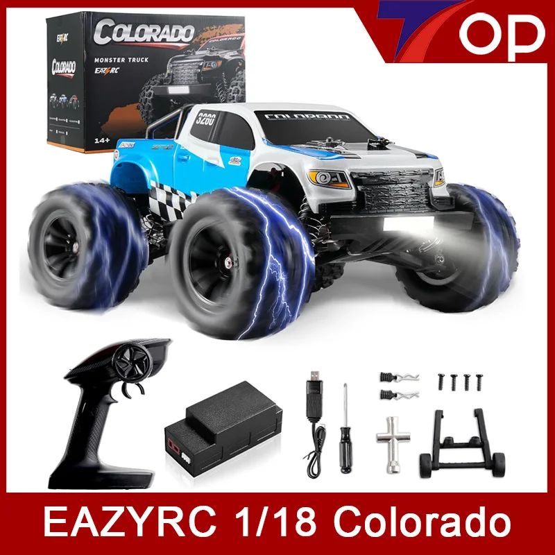 

Fms Rochobby Eazyrc 1:18 Calorado Monster Truck 4WD Ready To Run Model With Transmission RTR RC Car