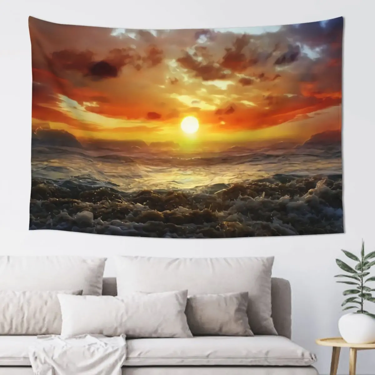 

Поддержка гобелены на заказ художественные Декорации для дома замечательные праздничные подарки sunrise для друзей