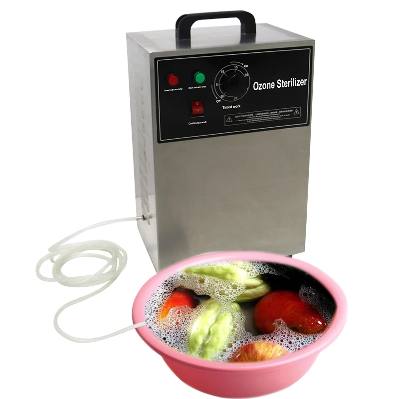 

Stainless Steel 3g Ozone Food Sterilizer Wireless Fruit Food Purifier Household
