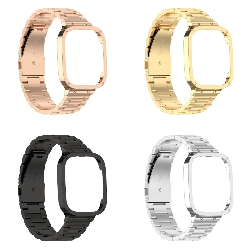 

DXAB Anti-scratches Strap for Mi watch lite 3 Sports Watch Bands Metal Wristband Belt