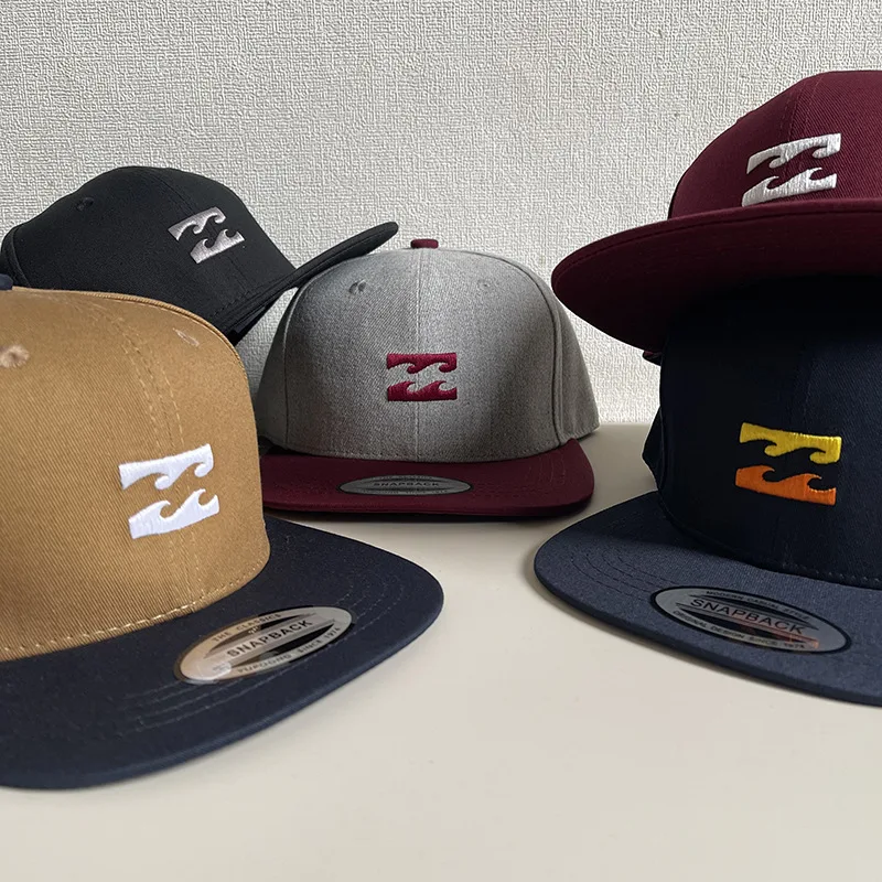 

Бейсболка с логотипом W Wave Hardtop, бейсболка с плоским верхом, уличная модная шапка с рисунком пламени, огня, пилы, снепбек, снепбек для серфинга...