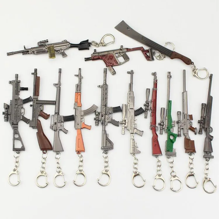 1 шт. брелок для игрушечного пистолета модель из сплава подвеска автомобиля