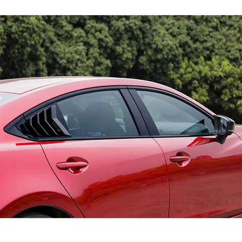 Глянцевая черная накладка на окно автомобиля для Mazda 6 ATENZA Fit ABS 10 шт. 2014 2015 2016 2017 2018 2019 2020 2021