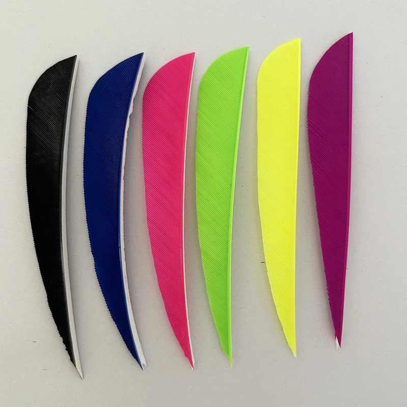 50 шт. 4-дюймовые перья индейки для травления стрел левое крыло параболические