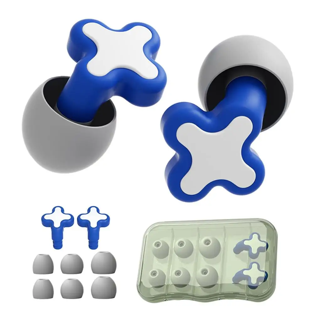 

Soft Silicone Earplugs Noise Reduction Ear Plug Soundproof Hearing Protection Sleeping Mute Earplugs Earphone Accessories