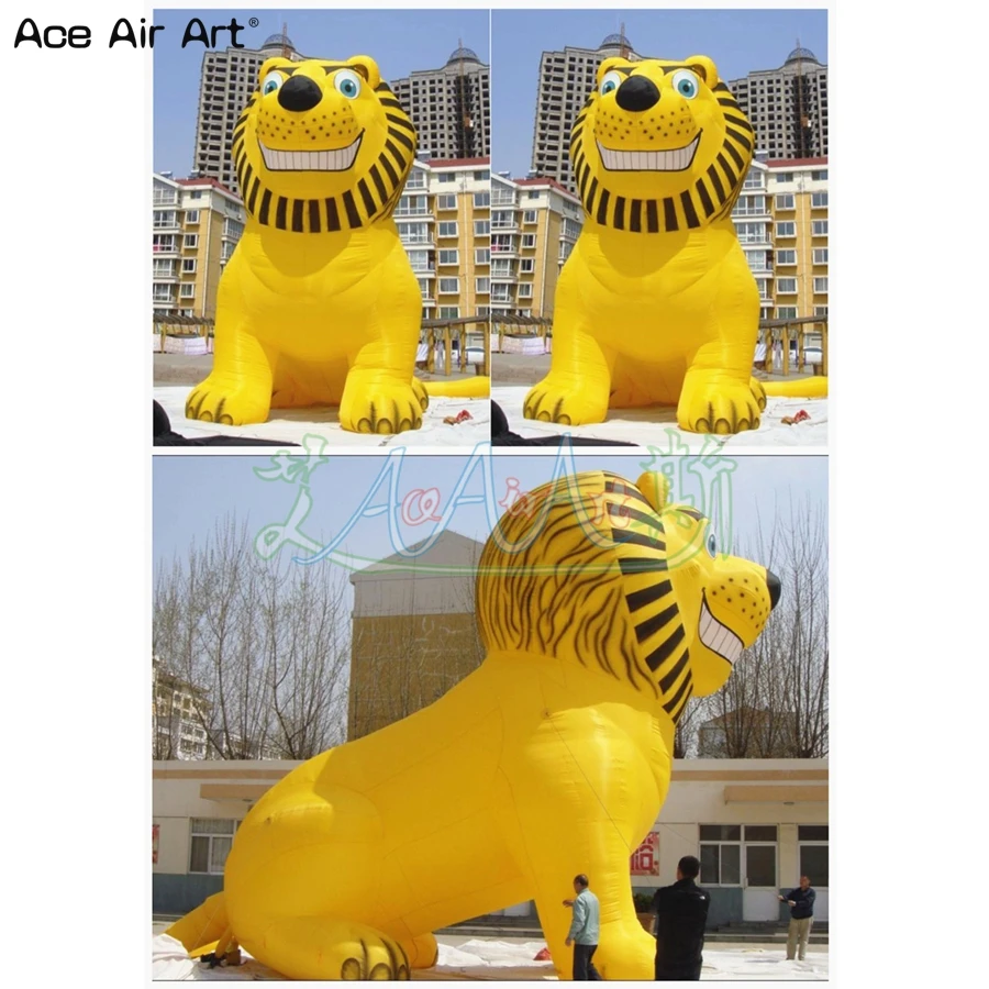 

Лидер продаж, высокое уличное украшение, надувная копия льва, надувной талисман льва для вечерние ринки, мероприятия, выставки, сделано в Китае