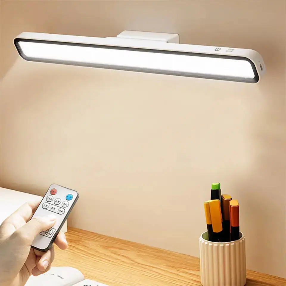 

Desk Lamp LED USB Rechargeable Light Stepless Dimming Table Lamp Hanging Magnetic Bedroom Night Lamp Reading Table Lamps