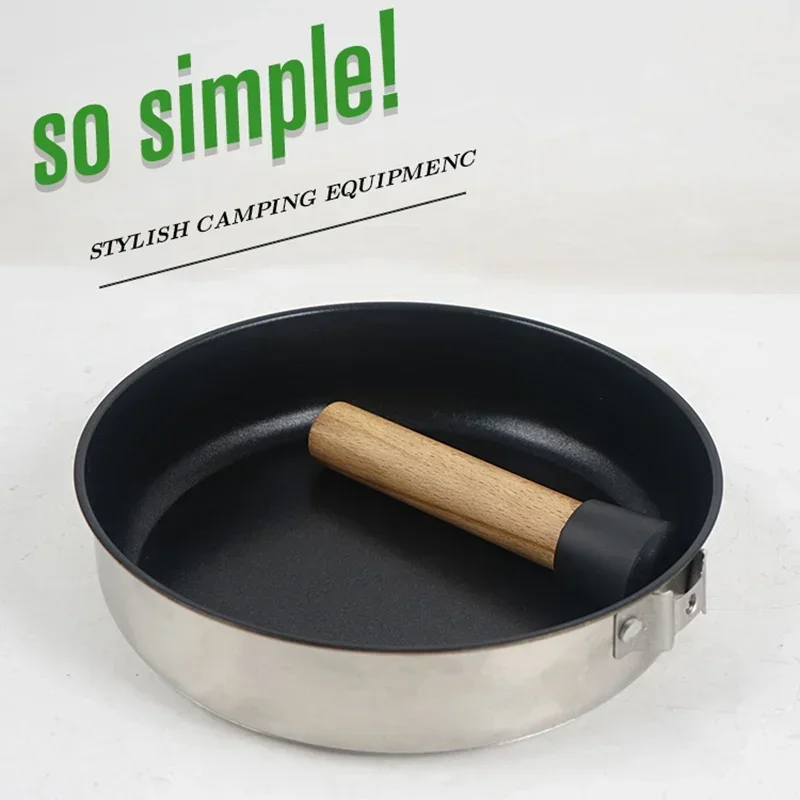 Кастрюля с антипригарным покрытием для пикника на открытом воздухе сковорода из