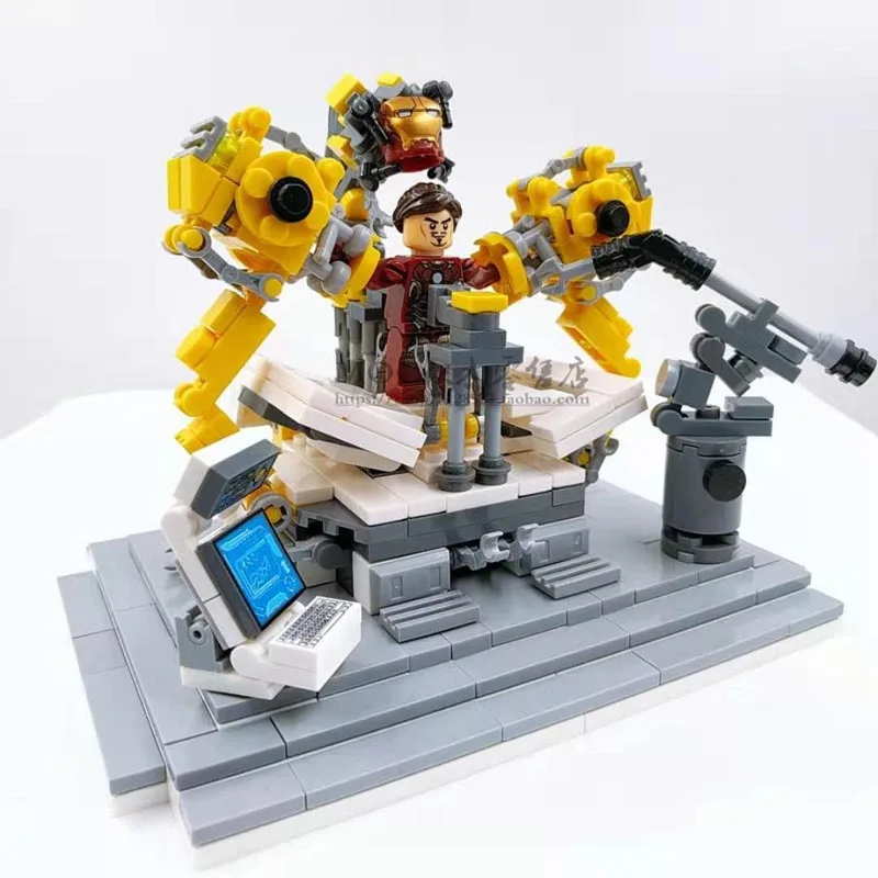 Роботы Moc строительные блоки игрушка удаление механического воина фигурка героя