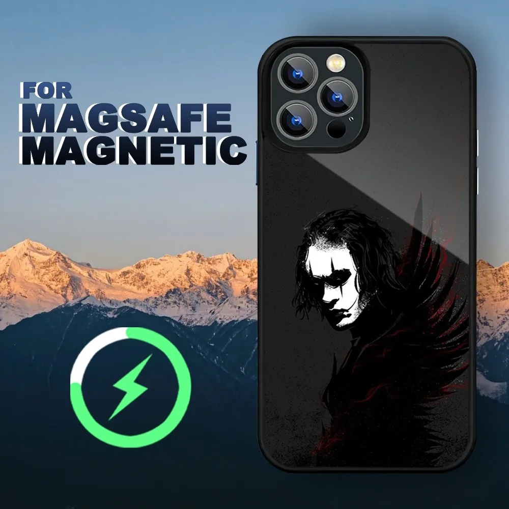 Чехол для телефона с триллером iPhone 15 14 13 12 11 Plus Pro Max Магнитный чехол Magsafe