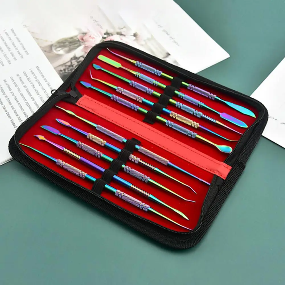 

10 шт./набор, ремесленный гравировальный инструмент из нержавеющей стали