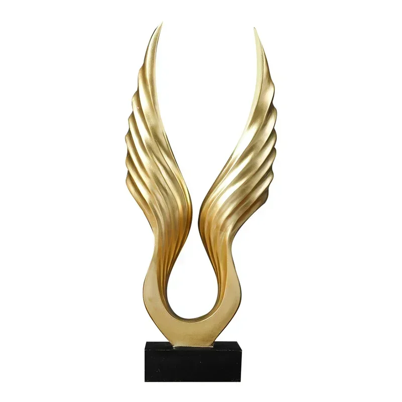 Золотые крылья ангела орла украшения трофей скульптура аксессуары для дома