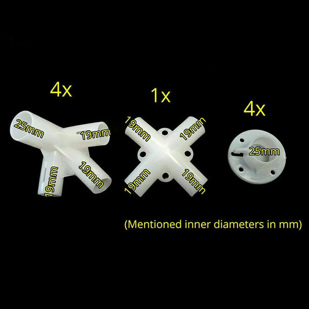 

For Gazebo Awning Tent Connectors Garden Plastic Set Spare Tools Corner