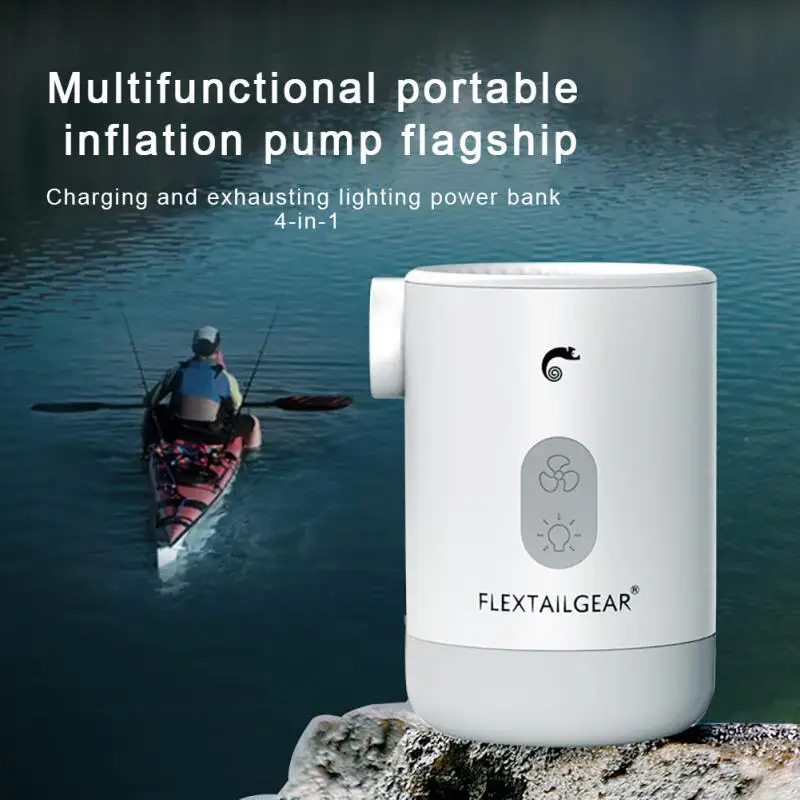 Насос FLEXTAILGEAR Max 2 Pro 4 в 1 портативный воздушный мини-насос с аккумулятором подходит
