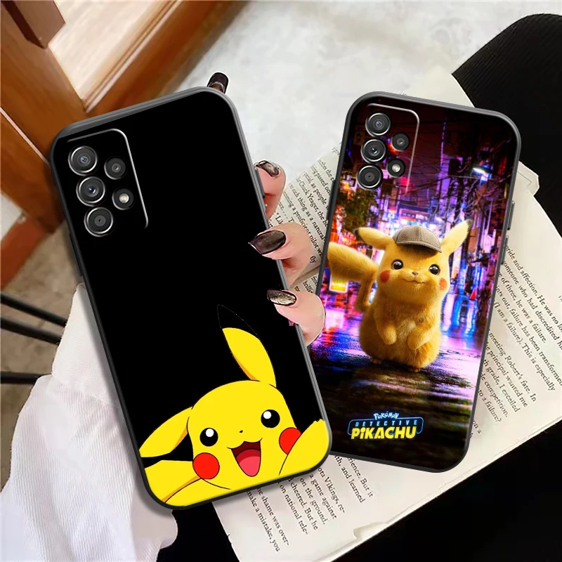 

Pokémon Pikachu Phone Cases For Samsung Galaxy S20 FE S20 Lite S8 Plus S9 Plus S10 S10E S10 Lite M11 M12 Funda Carcasa Soft TPU