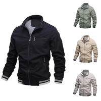 spring and autumn new mens jacket solid color casual fashion mens coat jackets for men mens clothing streetwear khaki