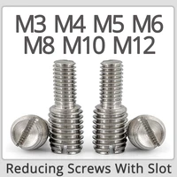 m3 m4 m5 m6 m8 m10 m12 reducing screws converter bolt camera adapter conversion 304 stainless steel double ended headless screw