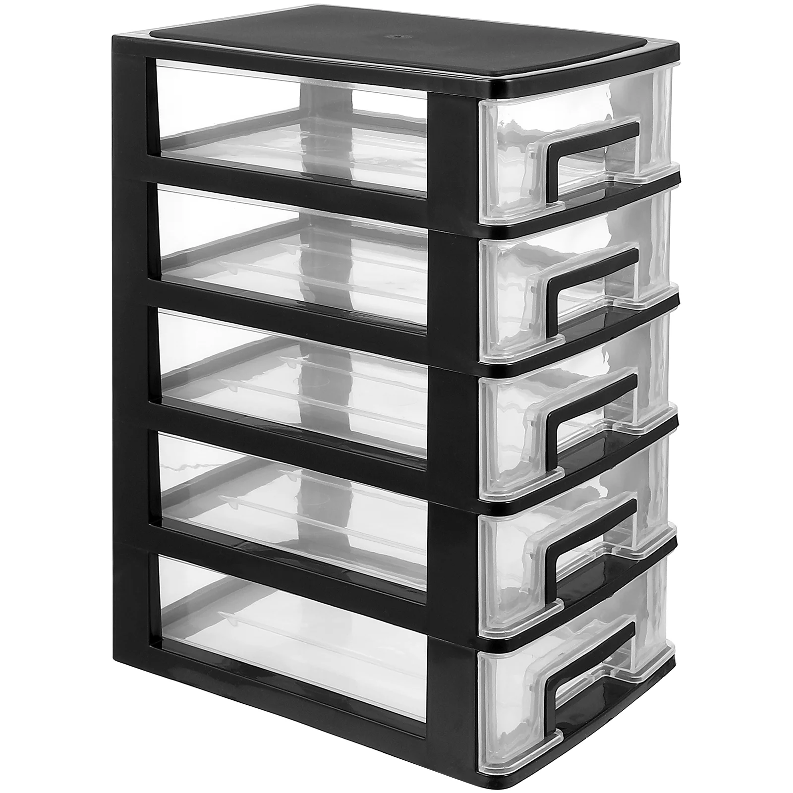 

Drawer Storage Box Office Supplies Organizer 5 Plastic Holder Sundries