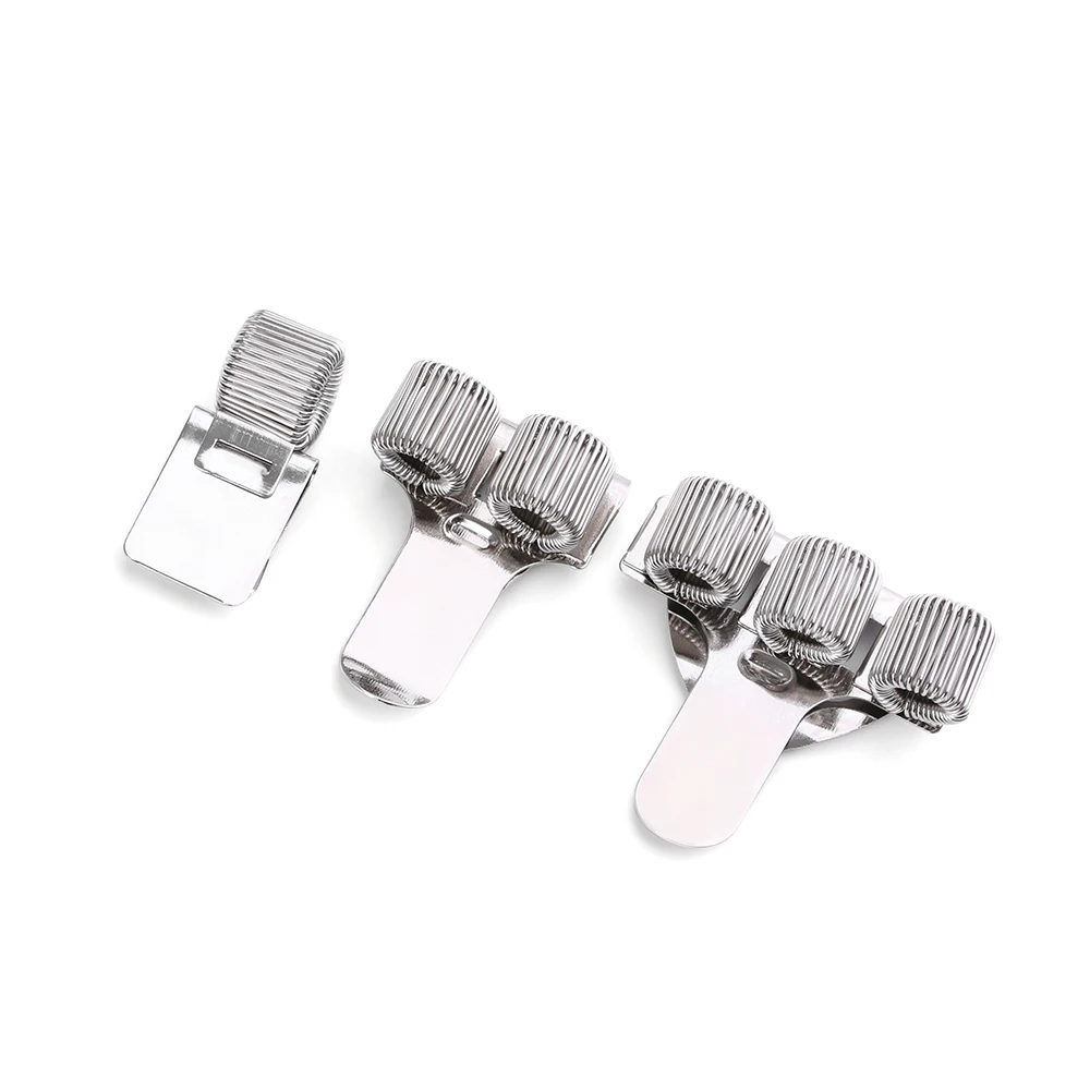 

1 Pc Single/Double/Triple Hole Metal Spring Pen Holder with Pocket Clip Portable Adjustable Metal Pen Clips for Notebook Journal