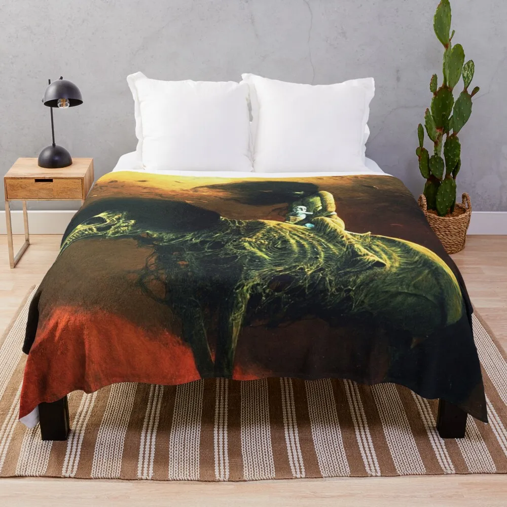 Zdzislaw Beksinski 1929–2005 Полонов сюрреализм плед волосатый на диван одеяла