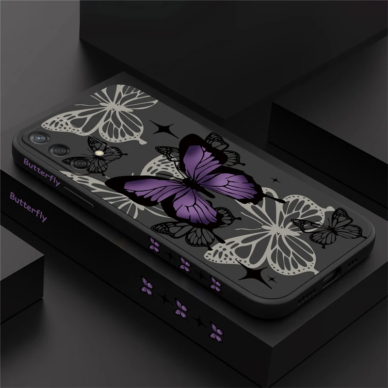 Винтажный чехол для телефона с принтом бабочки OPPO A78 A76 A74 A60 A57 A54 A53 A38 A31 A17 A16K A15 A9