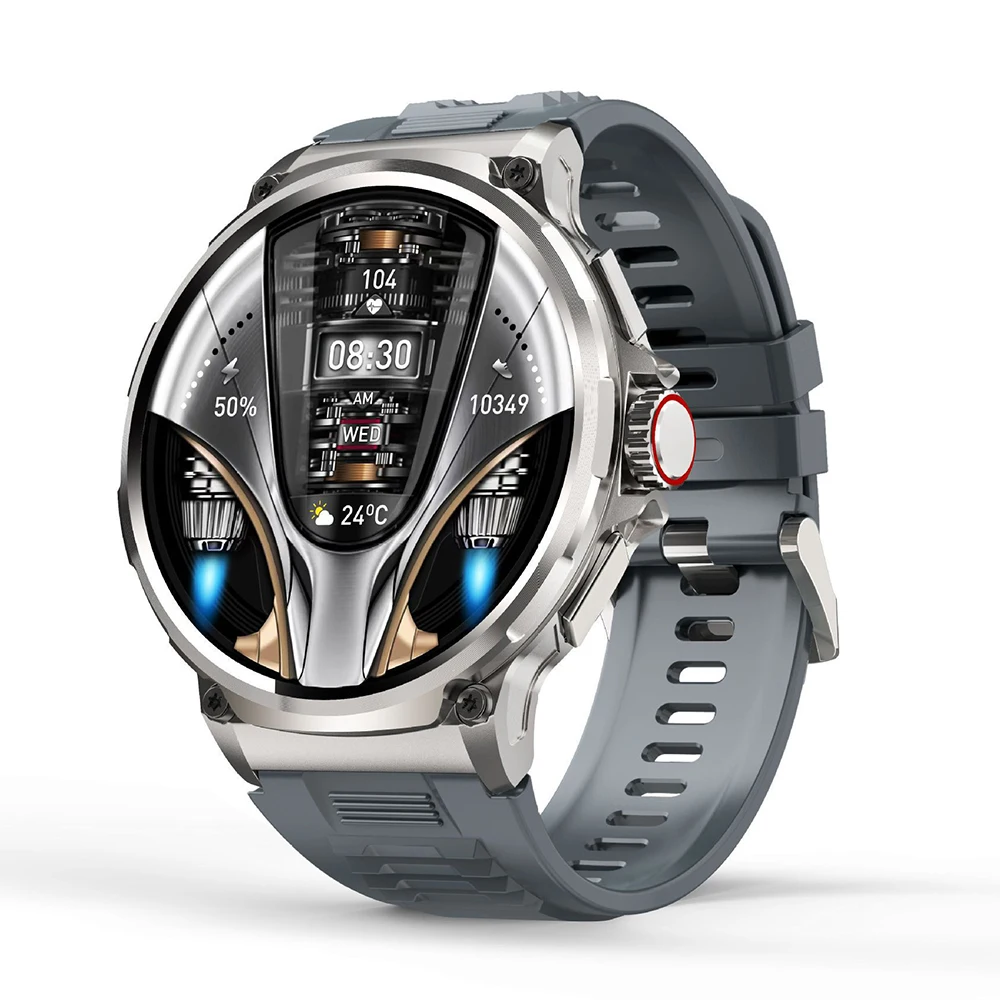 Новые умные часы мужские уличные IP68 водонепроницаемые 1 85 дюйма AI Voice Bluetooth-вызов