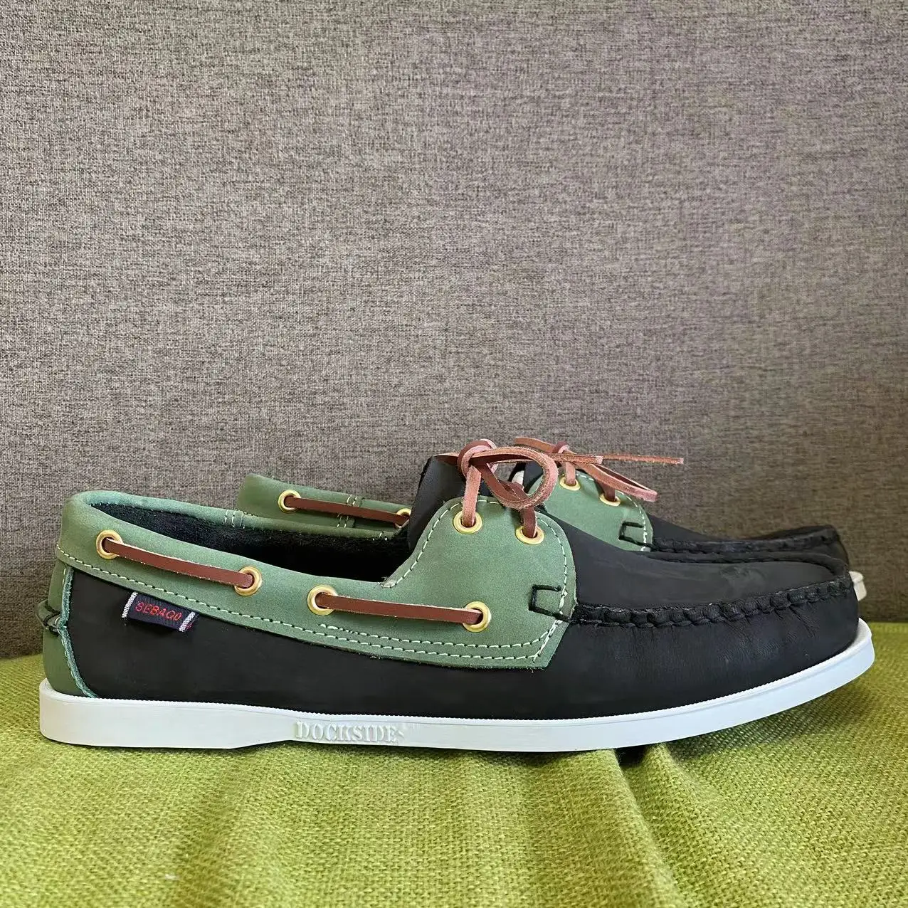 Мужские туфли для вождения Sebago Homme из натуральной кожи классические топсайдеры