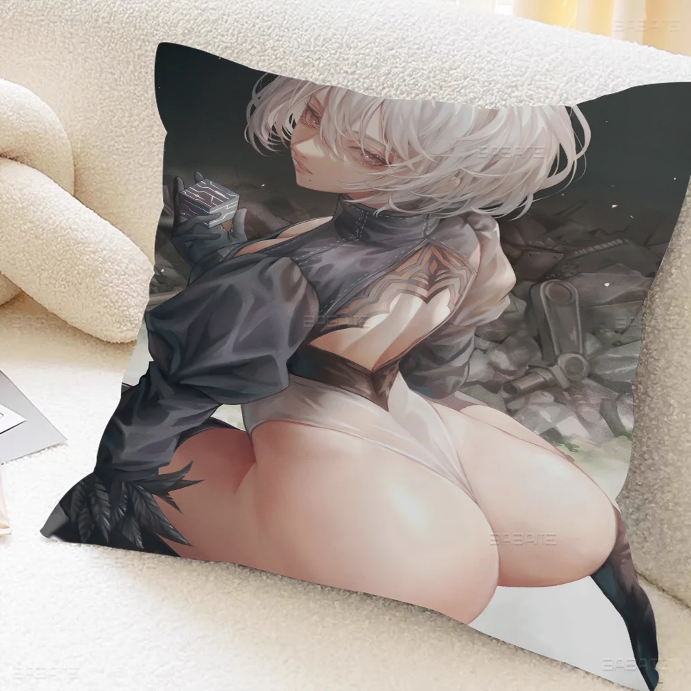 Nier Automata 2b Подушка Подарок Домашний Офис Украшение Спальня Диван Автомобильная