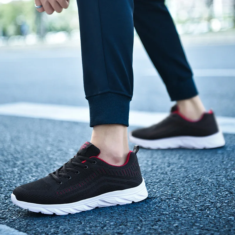 Men's Sports Running Shoes Male Sneakers Shoes Breathable Mesh Outdoor Grass Walking Gym Shoes For Men Plus Size 46 Zapatillas